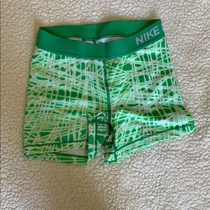 Nike pro spandex compression shorts